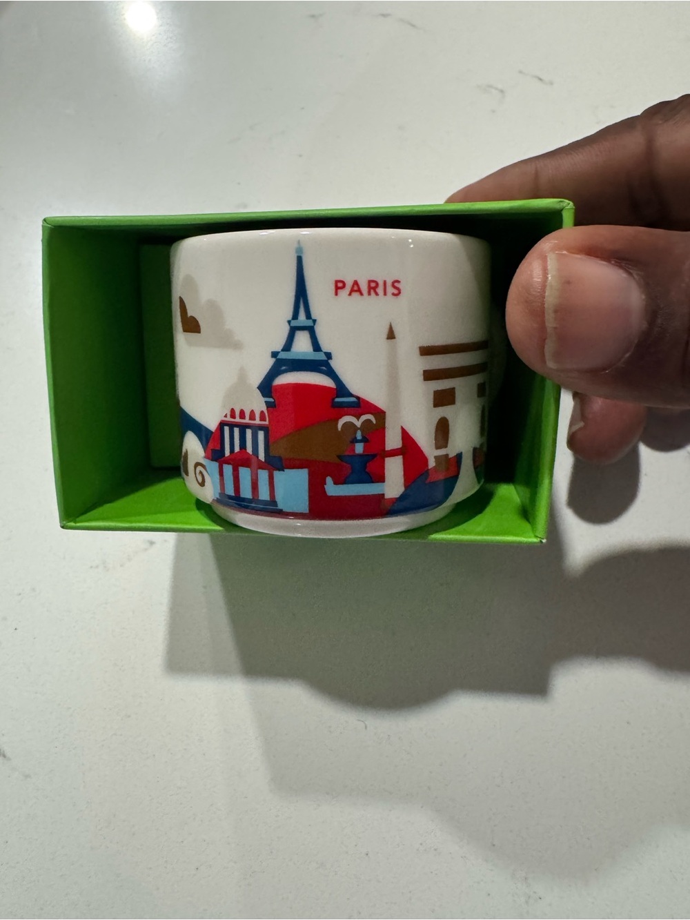 Starbucks Paris You Are Here Coffee Mug Cup 2 Oz